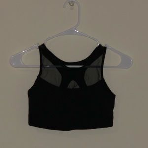 Lululemon mesh/high neck sports bra